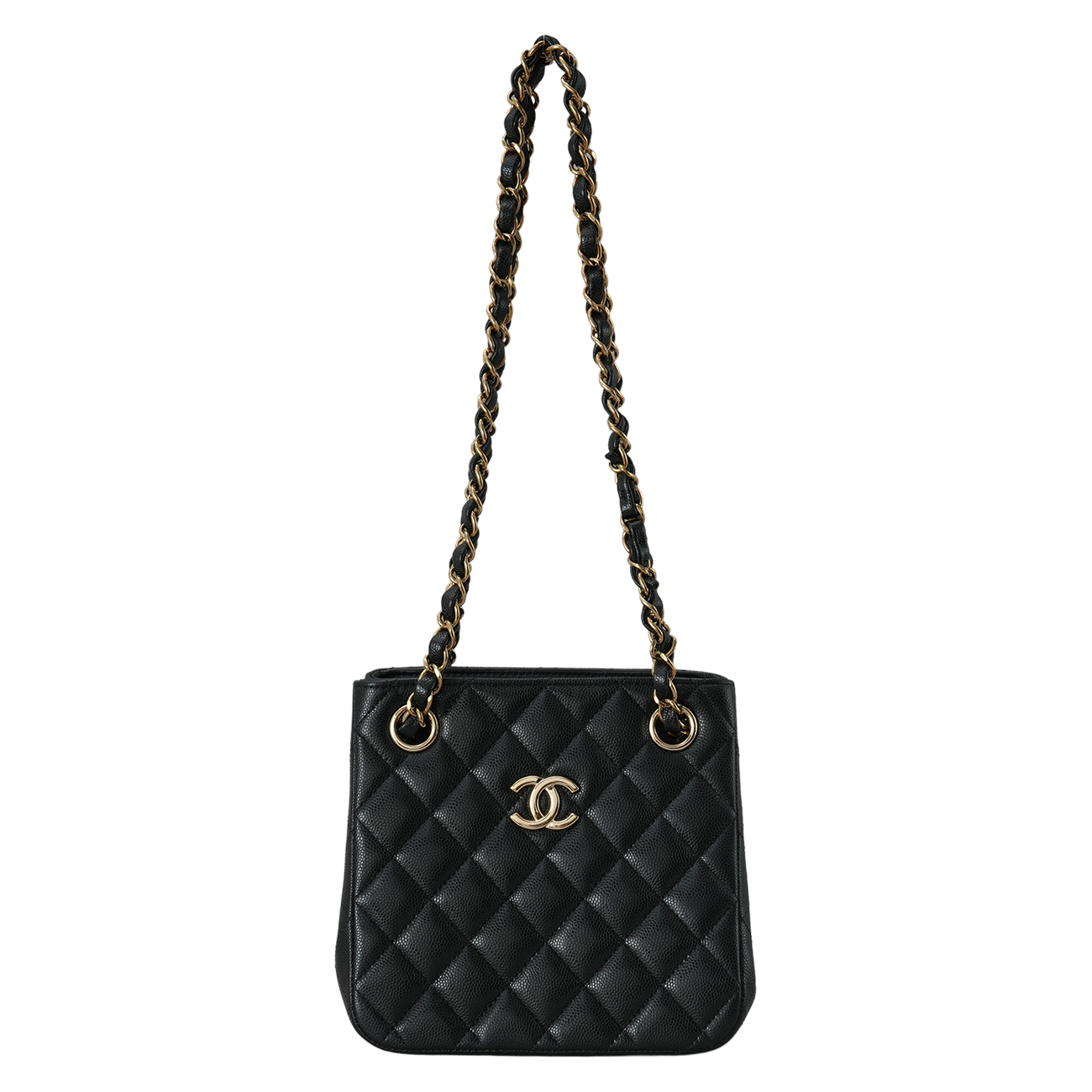 CHANEL(USED)샤넬 AS3176 캐비어 클래식 미니 버킷백