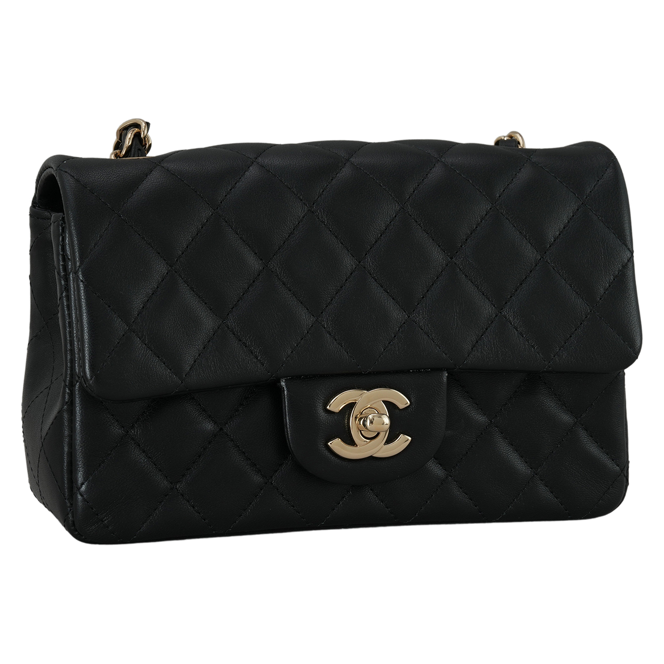 CHANEL(USED)샤넬 A69900 램스킨 클래식 뉴미니 크로스백