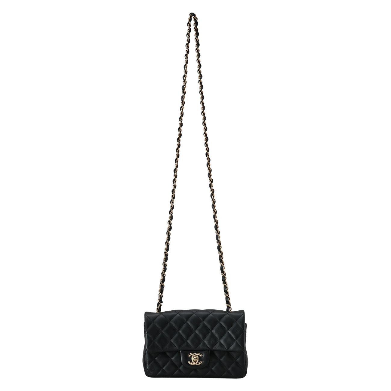 CHANEL(USED)샤넬 A69900 램스킨 클래식 뉴미니 크로스백