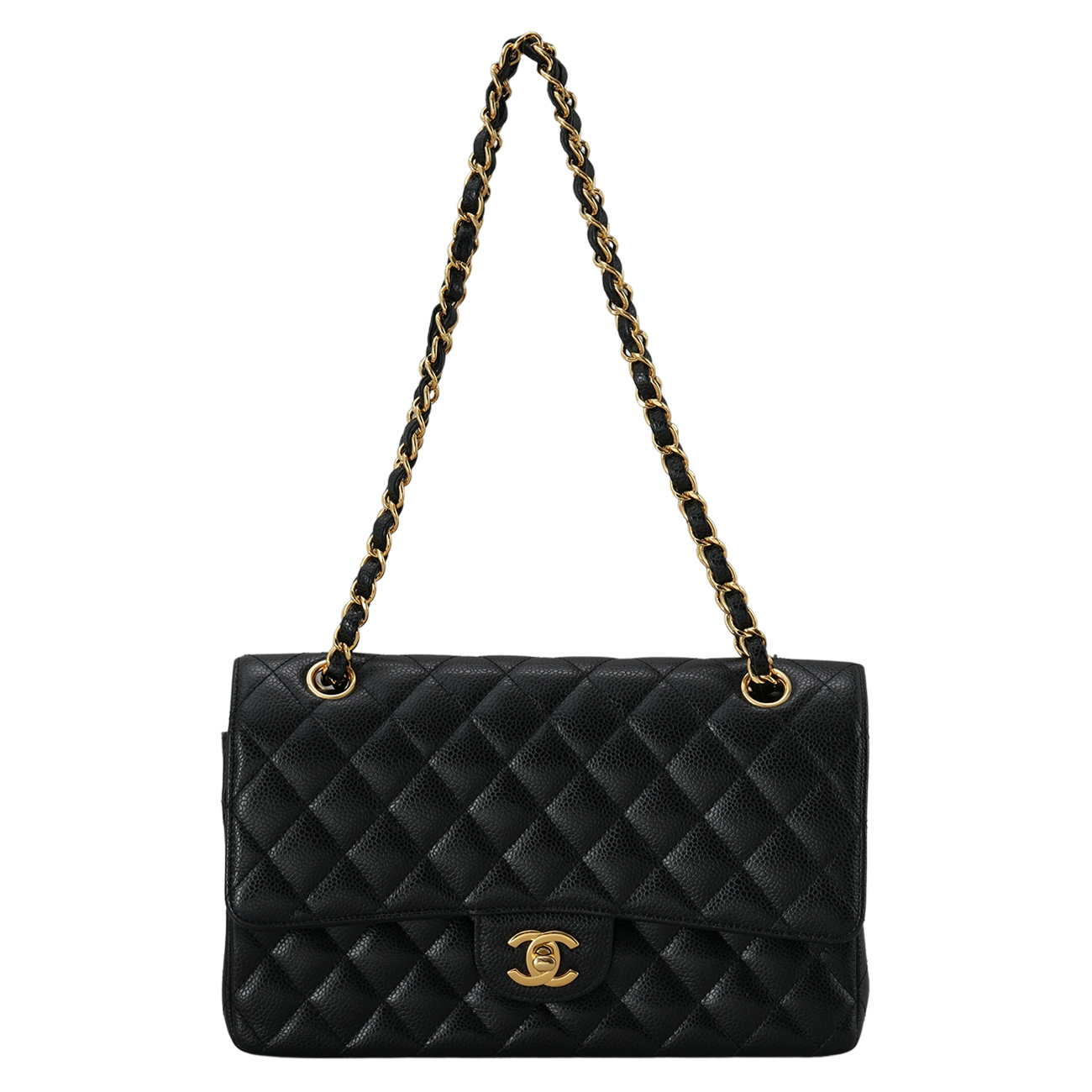 CHANEL(USED)샤넬 캐비어 클래식 미듐 플랩백