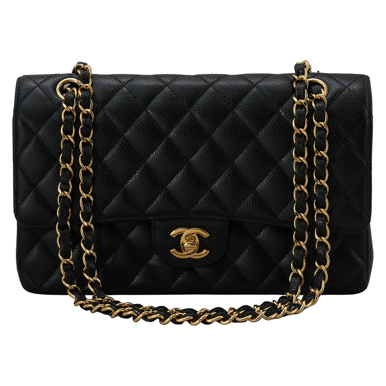 CHANEL(USED)샤넬 캐비어 클래식 미듐 플랩백