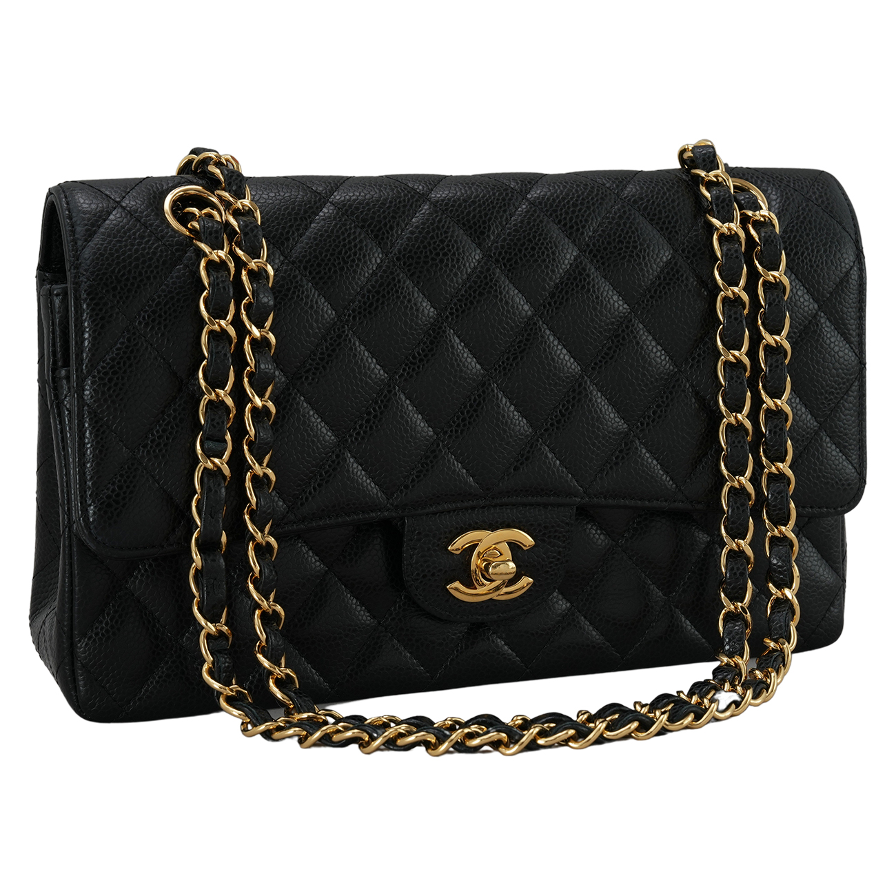 CHANEL(USED)샤넬 캐비어 클래식 미듐 플랩백