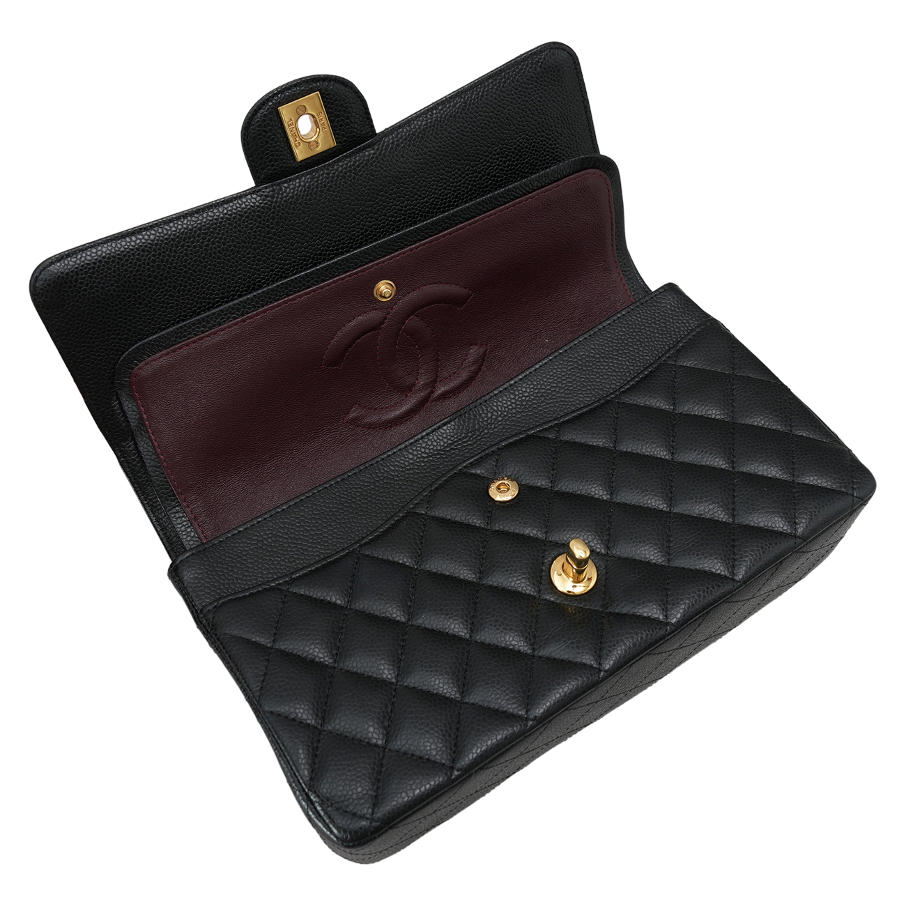 CHANEL(USED)샤넬 캐비어 클래식 미듐 플랩백