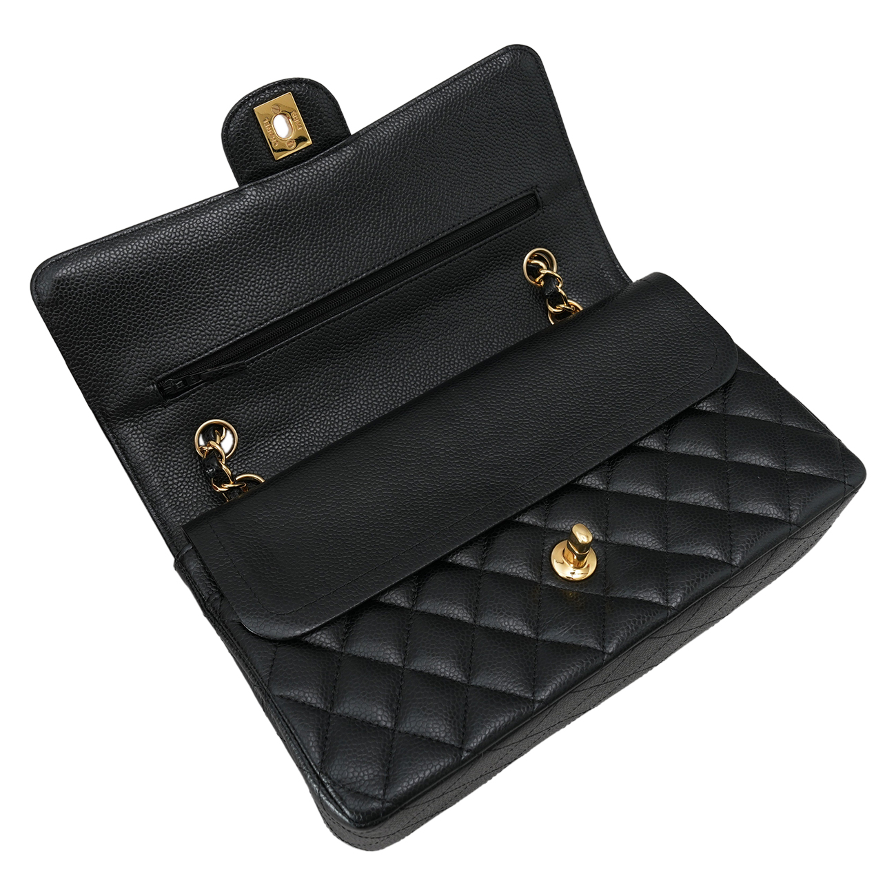 CHANEL(USED)샤넬 캐비어 클래식 미듐 플랩백