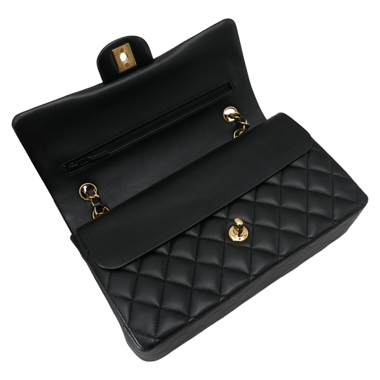 CHANEL(USED)샤넬 램스킨 클래식 미듐 플랩백