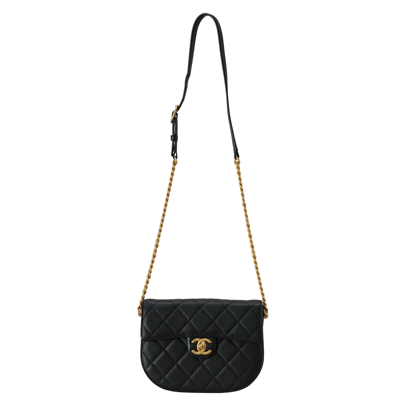 CHANEL(USED)샤넬 AS2485 캐비어 메신저백 스몰