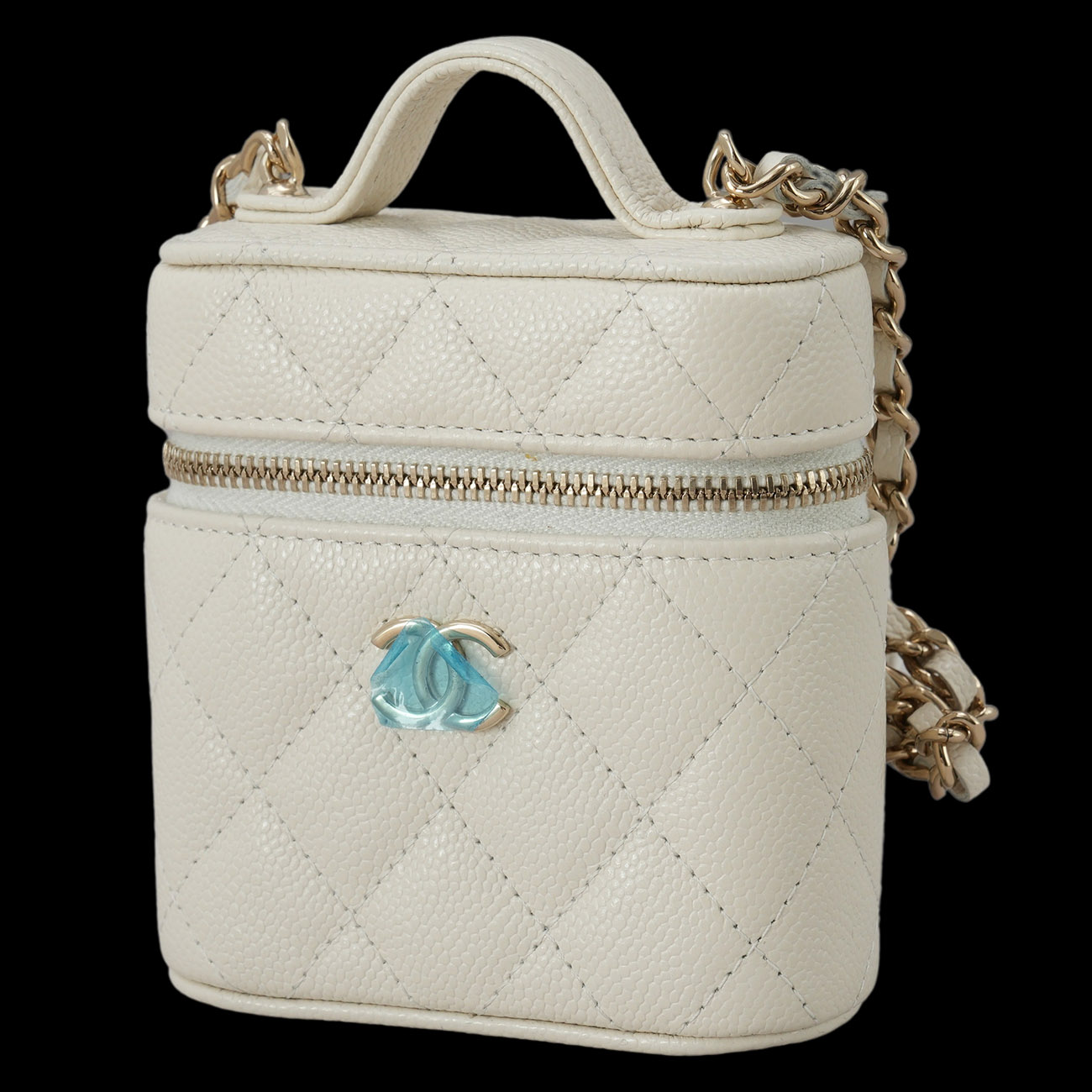 CHANEL(USED)샤넬 AP2503 캐비어 미니 베니티