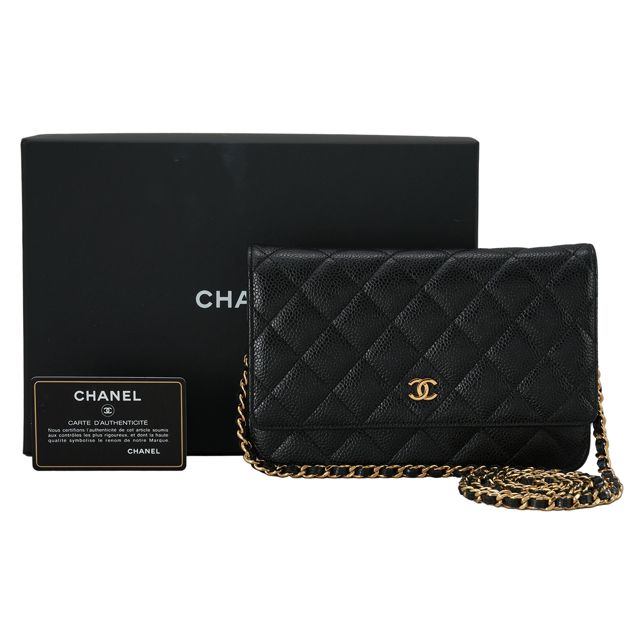 CHANEL(USED)샤넬 클래식 캐비어 WOC