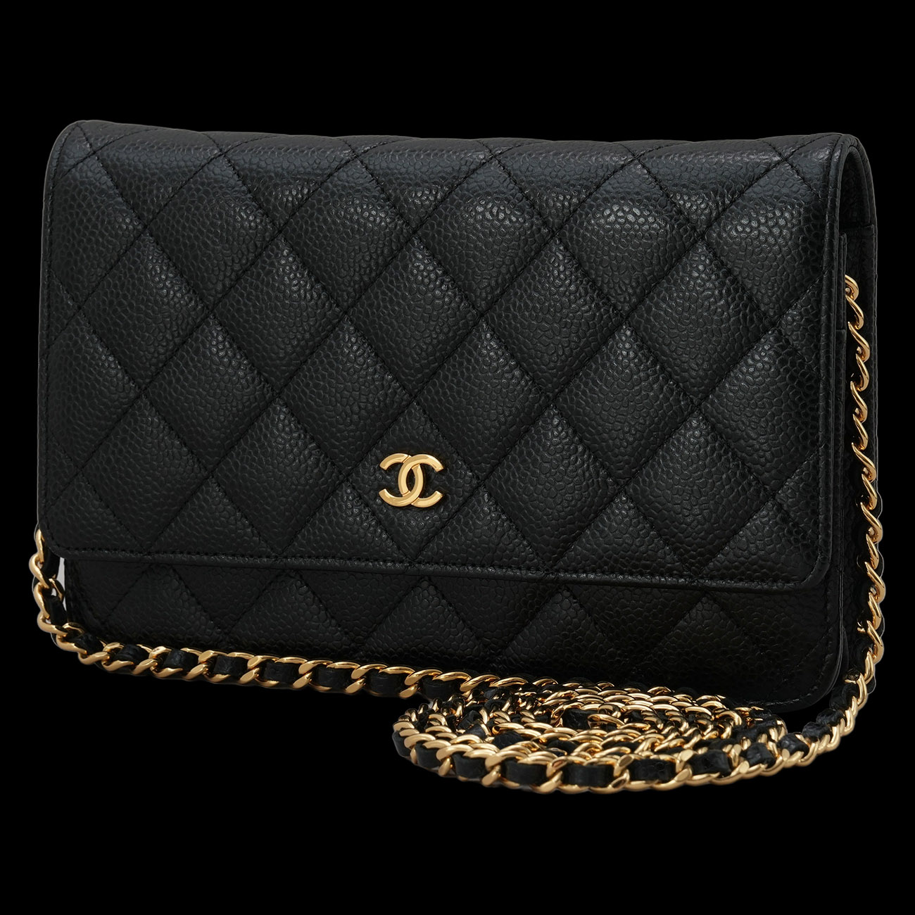 CHANEL(USED)샤넬 클래식 캐비어 WOC