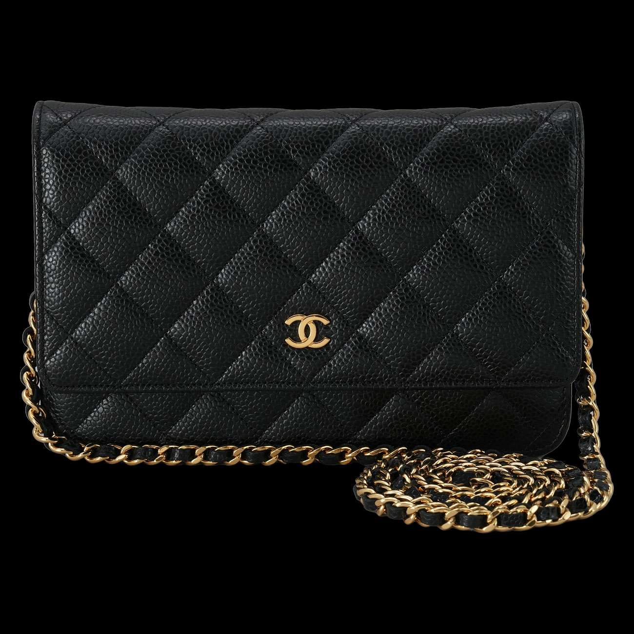 CHANEL(USED)샤넬 클래식 캐비어 WOC