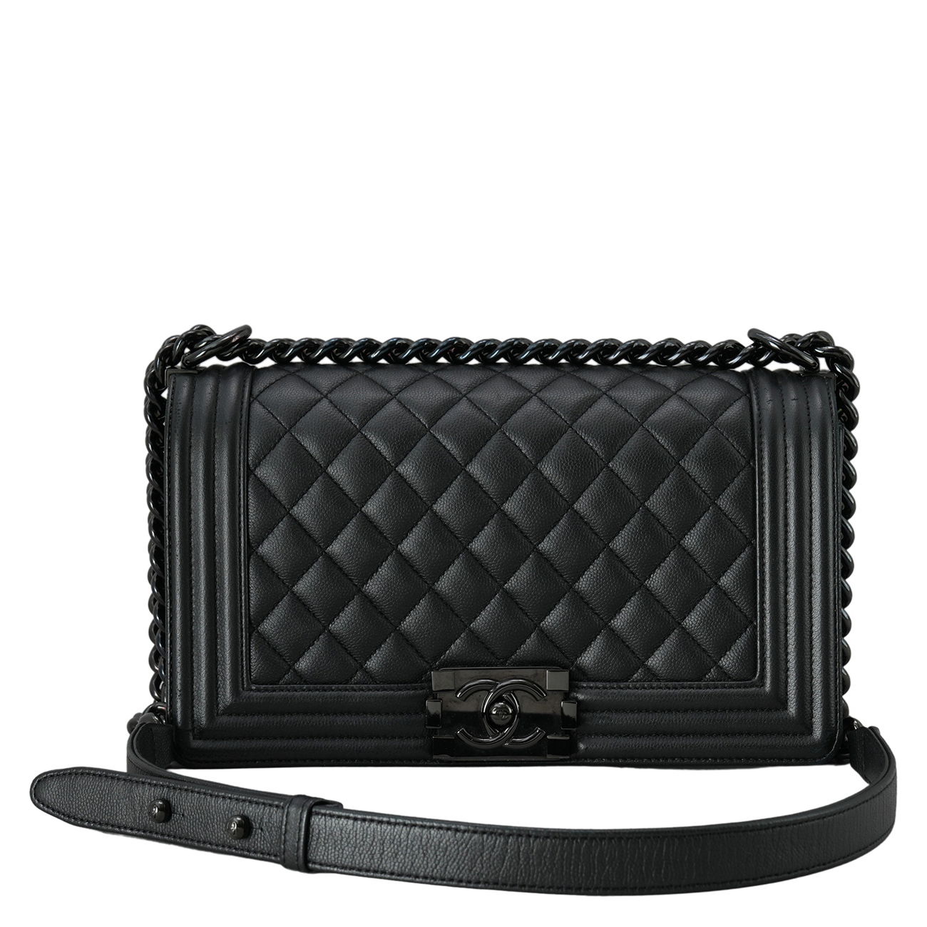 CHANEL(USED)샤넬 보이샤넬 미듐 체인 플랩백
