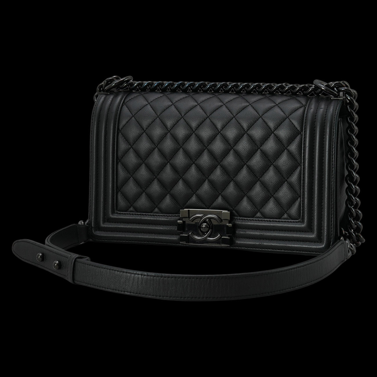 CHANEL(USED)샤넬 보이샤넬 미듐 체인 플랩백