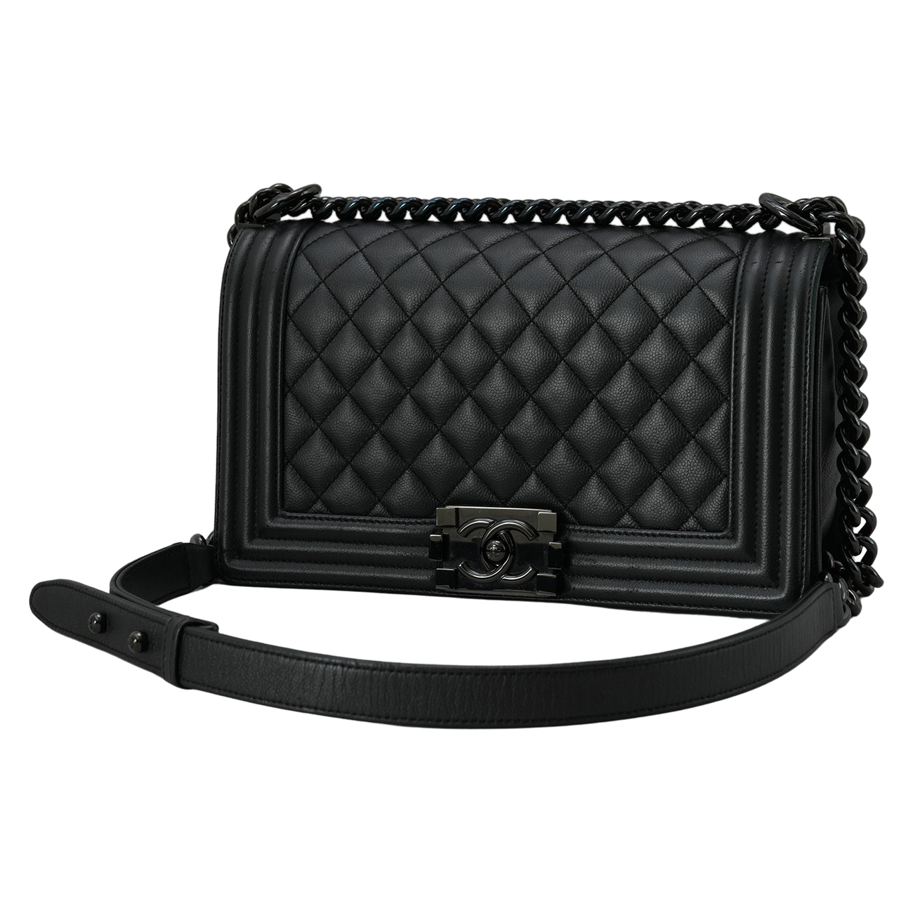 CHANEL(USED)샤넬 보이샤넬 미듐 체인 플랩백