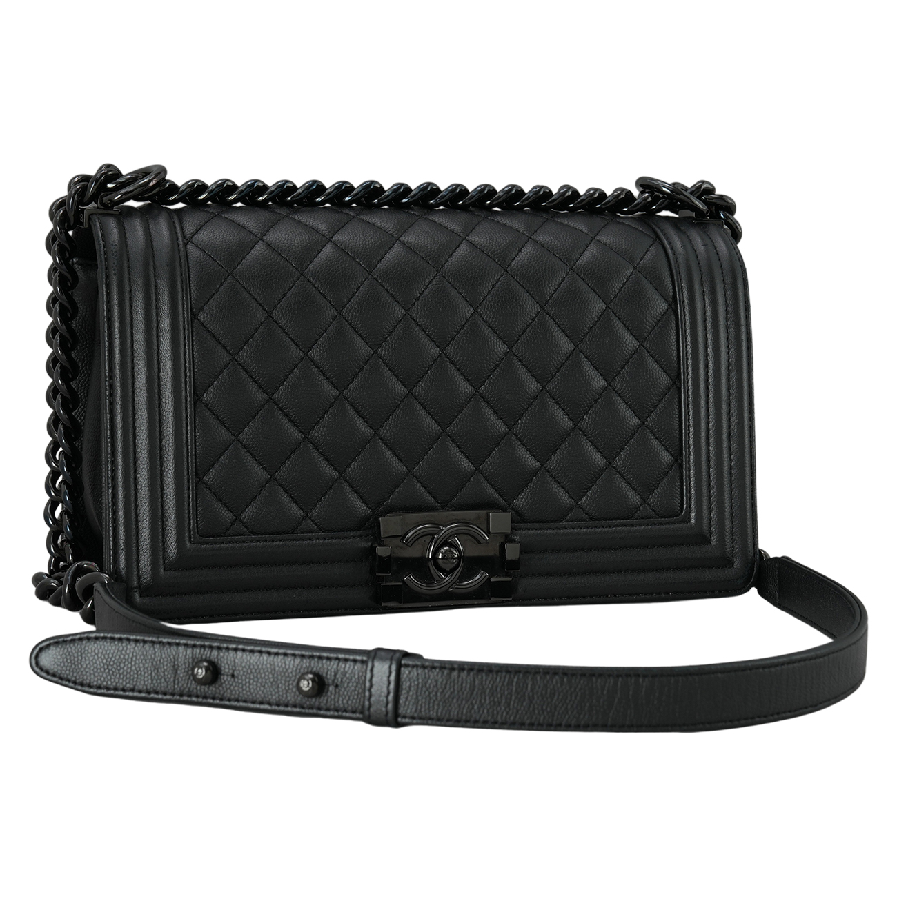 CHANEL(USED)샤넬 보이샤넬 미듐 체인 플랩백