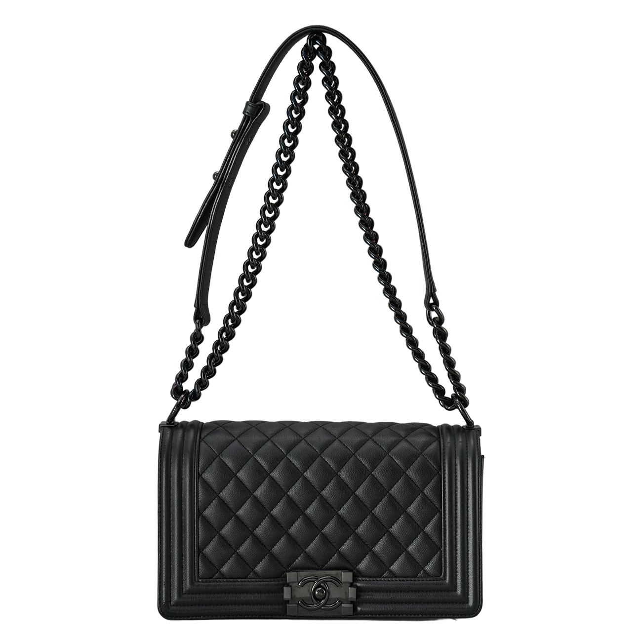 CHANEL(USED)샤넬 보이샤넬 미듐 체인 플랩백