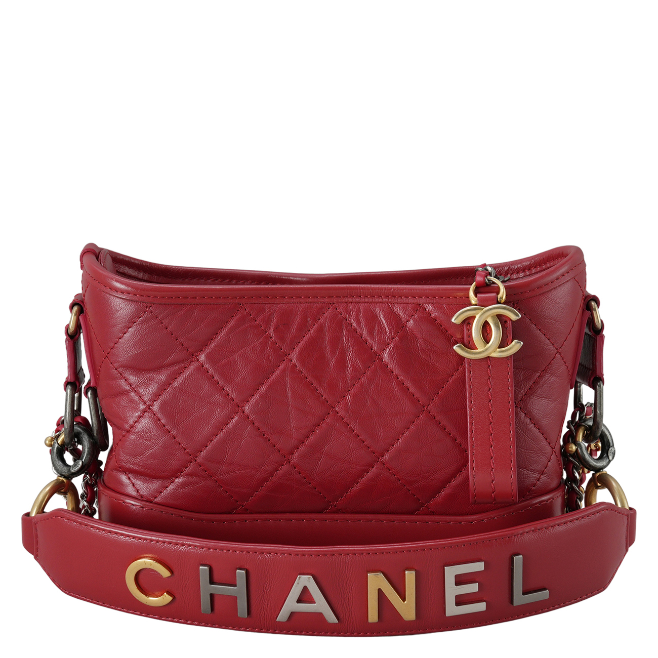 CHANEL(USED)샤넬 AS0865 가브리엘 호보 스몰 로고스트랩