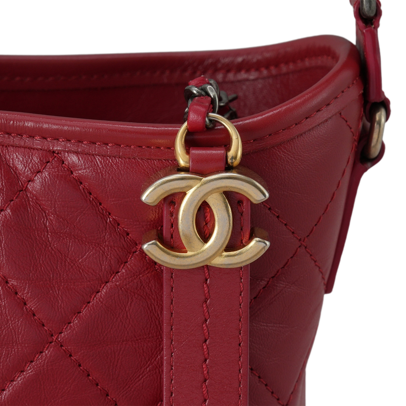 CHANEL(USED)샤넬 AS0865 가브리엘 호보 스몰 로고스트랩