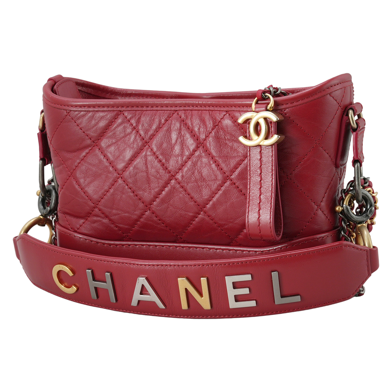 CHANEL(USED)샤넬 AS0865 가브리엘 호보 스몰 로고스트랩