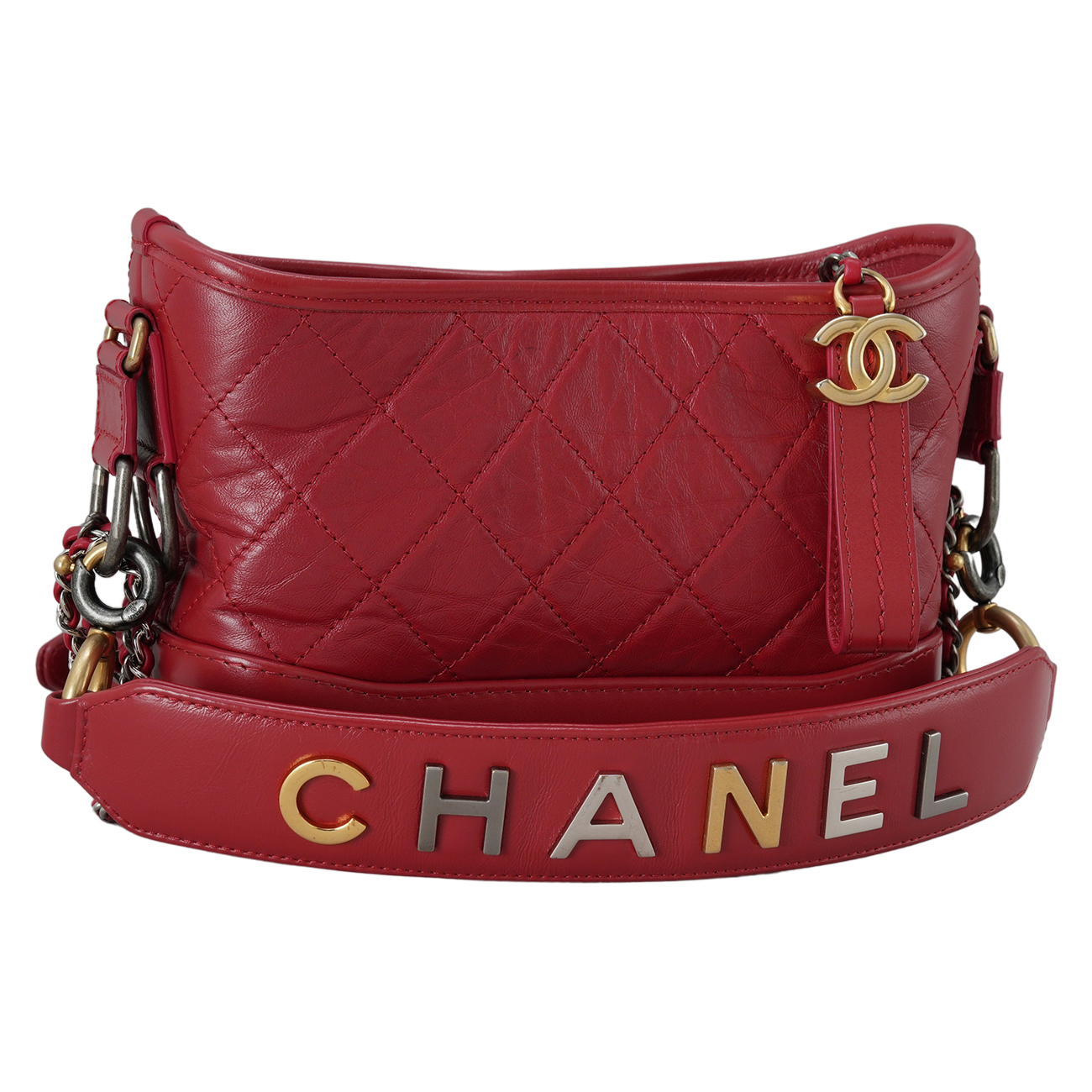 CHANEL(USED)샤넬 AS0865 가브리엘 호보 스몰 로고스트랩