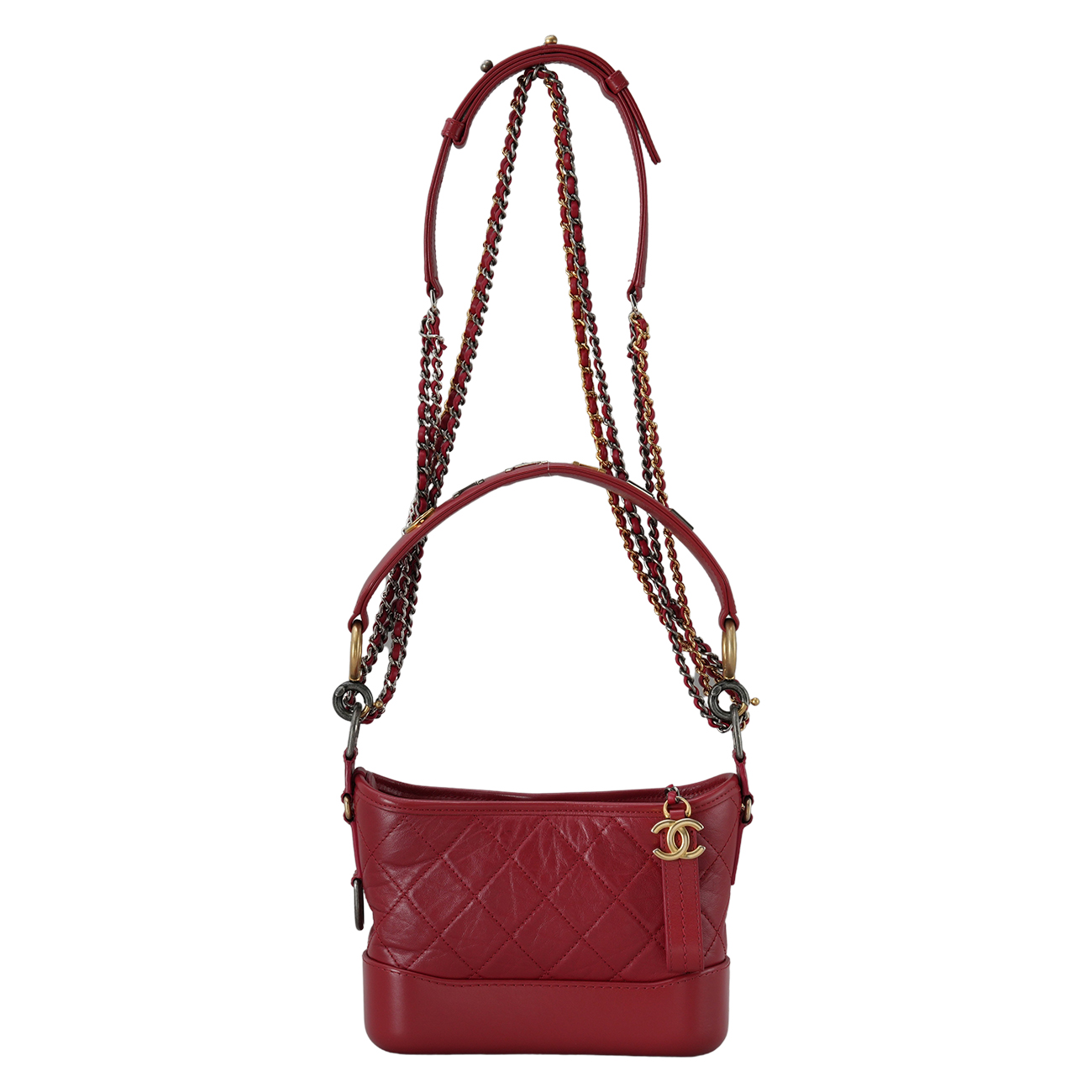 CHANEL(USED)샤넬 AS0865 가브리엘 호보 스몰 로고스트랩