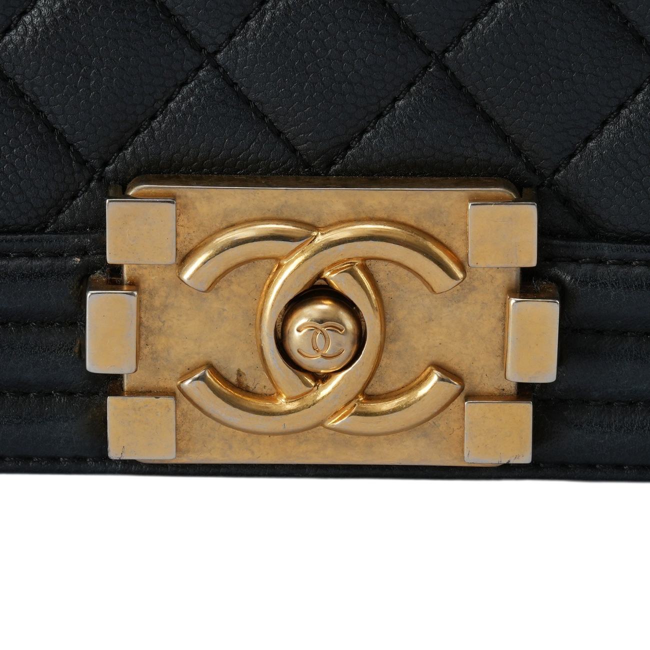 CHANEL(USED)샤넬 캐비어 보이백 미듐 플랩백