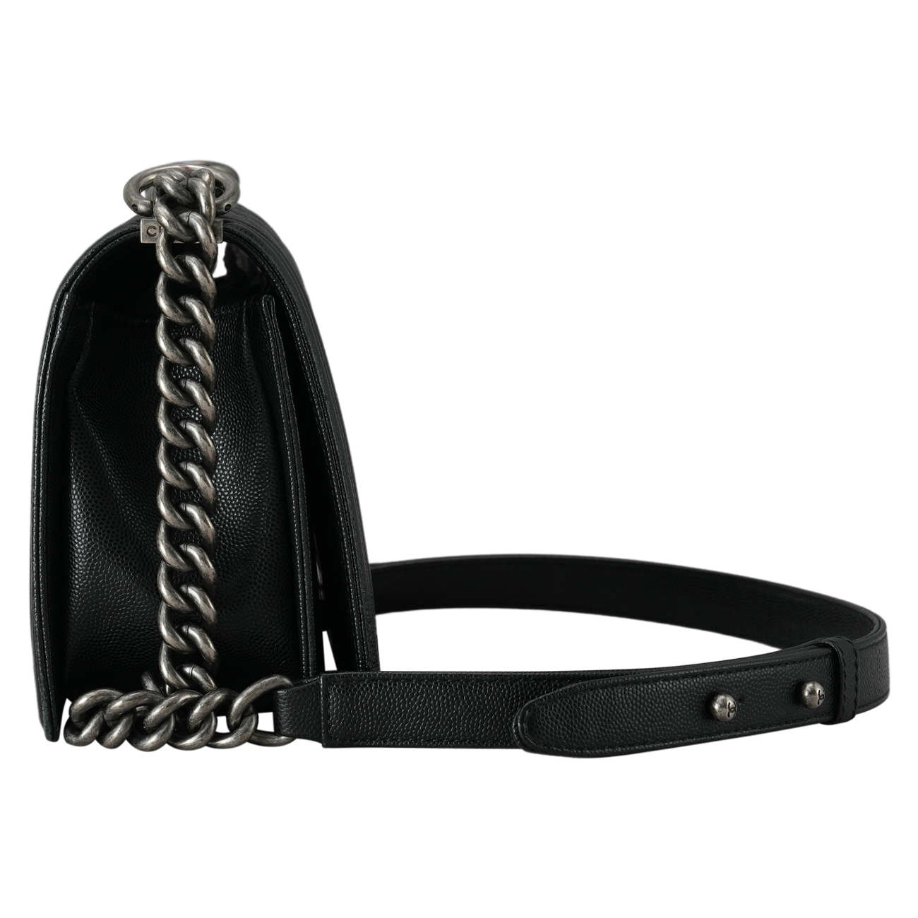 CHANEL(USED)샤넬 캐비어 보이샤넬 미듐 플랩백