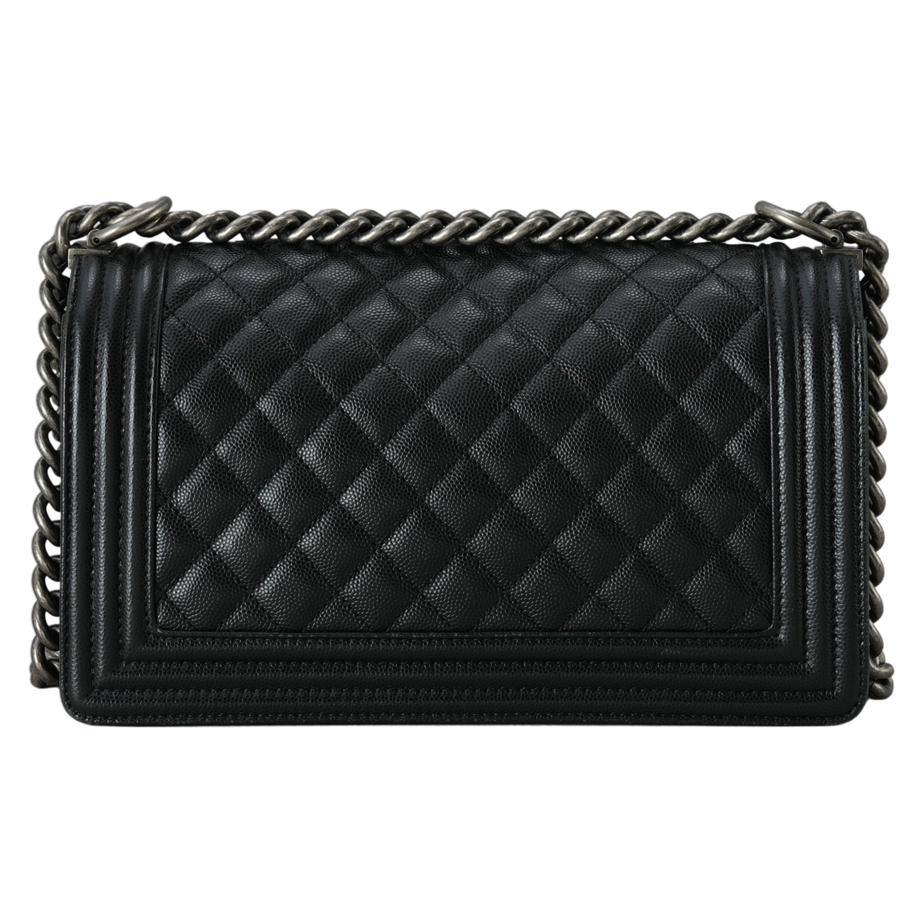 CHANEL(USED)샤넬 캐비어 보이샤넬 미듐 플랩백