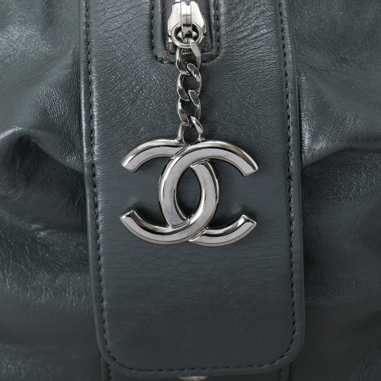 CHANEL(USED)샤넬 시즌 퀼팅 볼링백