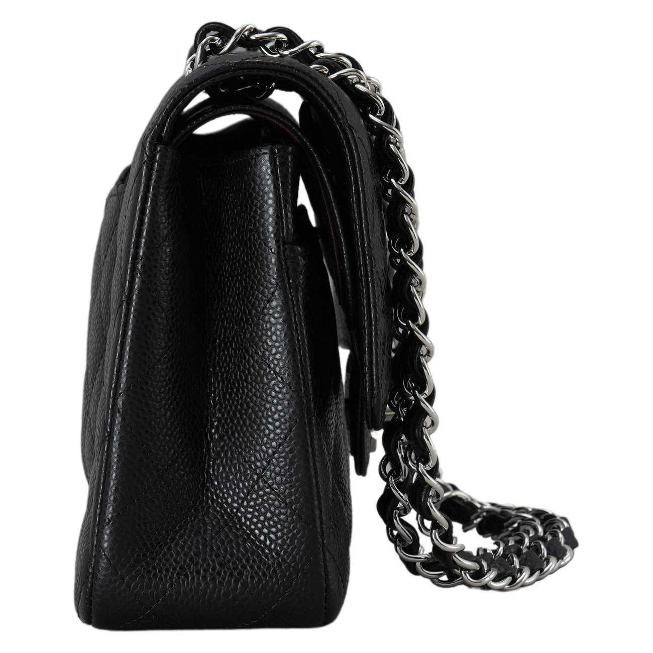 CHANEL(USED)샤넬 A01112 캐비어 클래식 미듐 플랩백