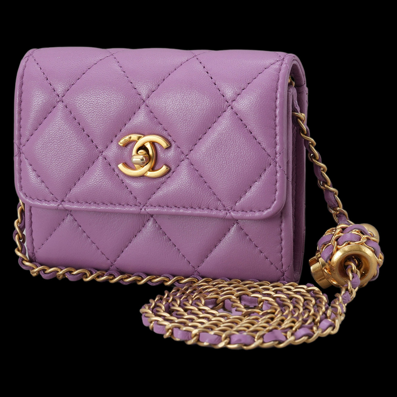 CHANEL(USED)샤넬 AP2704 골든볼 체인 크로스백