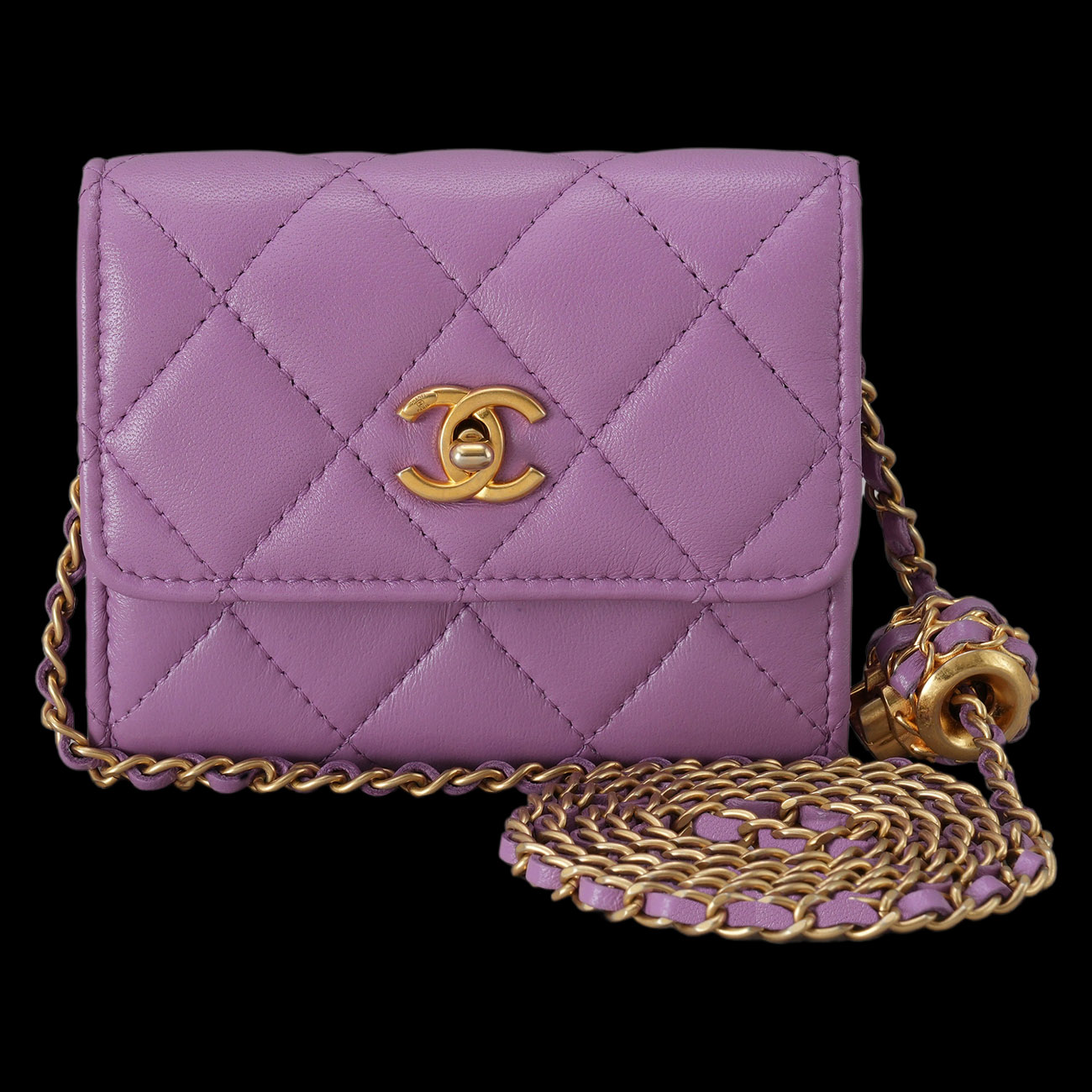 CHANEL(USED)샤넬 AP2704 골든볼 체인 크로스백