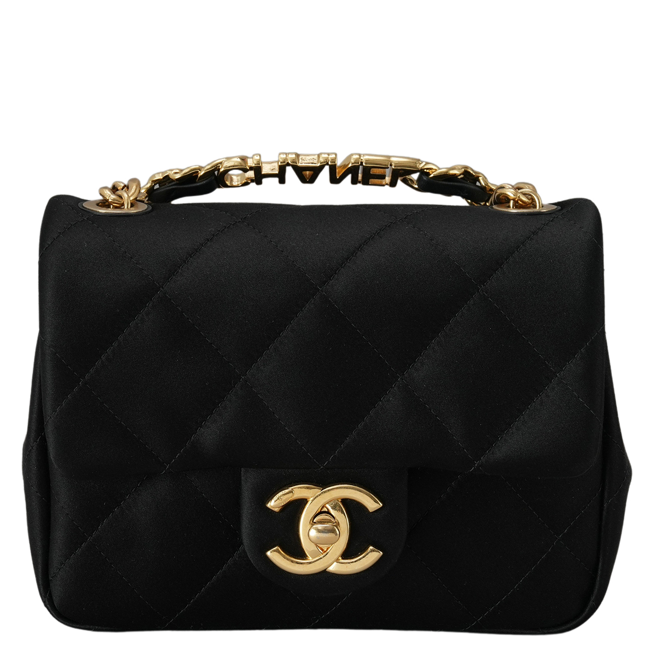 CHANEL(USED)샤넬 AS3748 시즌 탑핸들 미니 플랩백