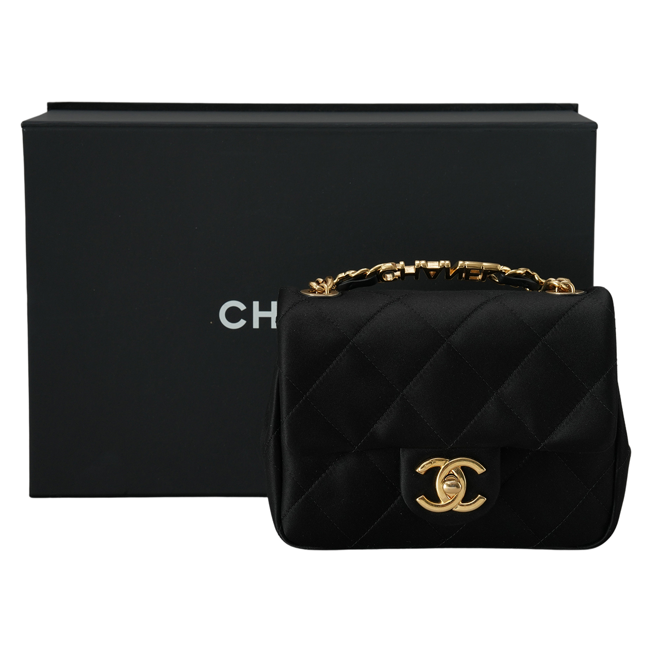 CHANEL(USED)샤넬 AS3748 시즌 탑핸들 미니 플랩백