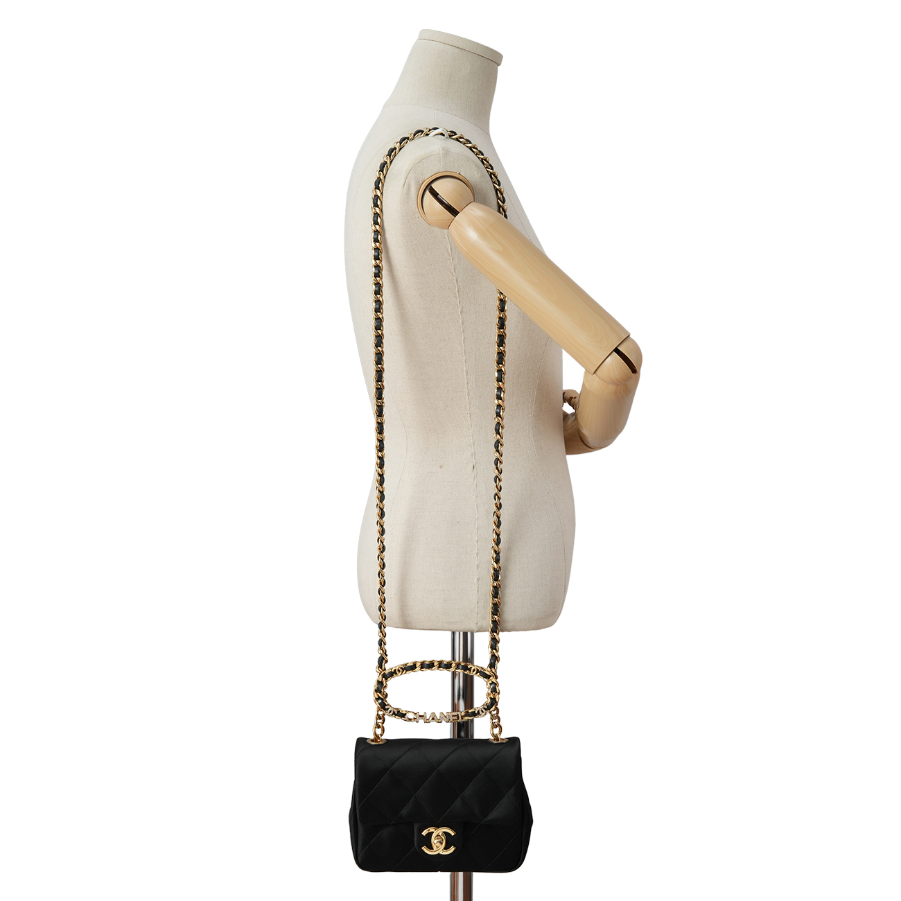 CHANEL(USED)샤넬 AS3748 시즌 탑핸들 미니 플랩백