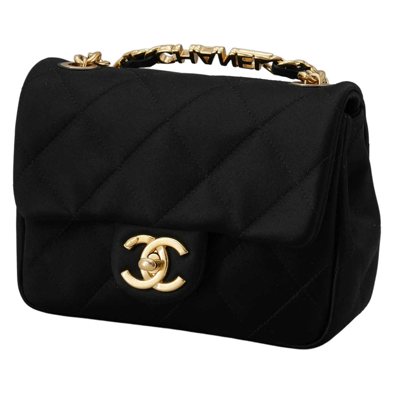 CHANEL(USED)샤넬 AS3748 시즌 탑핸들 미니 플랩백
