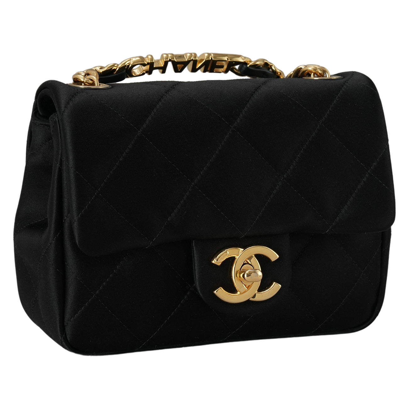 CHANEL(USED)샤넬 AS3748 시즌 탑핸들 미니 플랩백