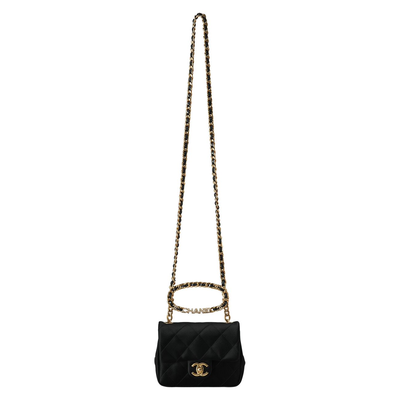 CHANEL(USED)샤넬 AS3748 시즌 탑핸들 미니 플랩백