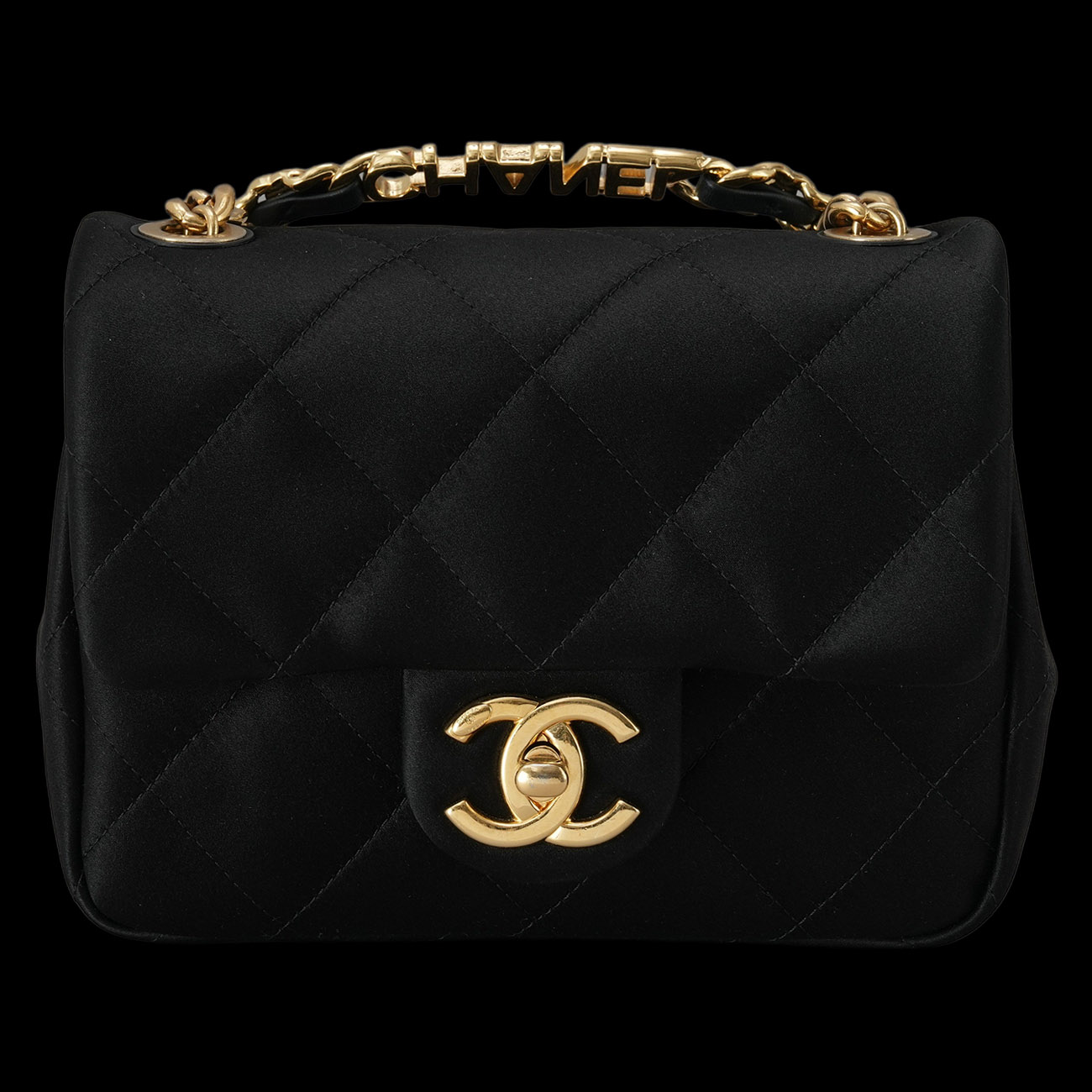 CHANEL(USED)샤넬 AS3748 시즌 탑핸들 미니 플랩백