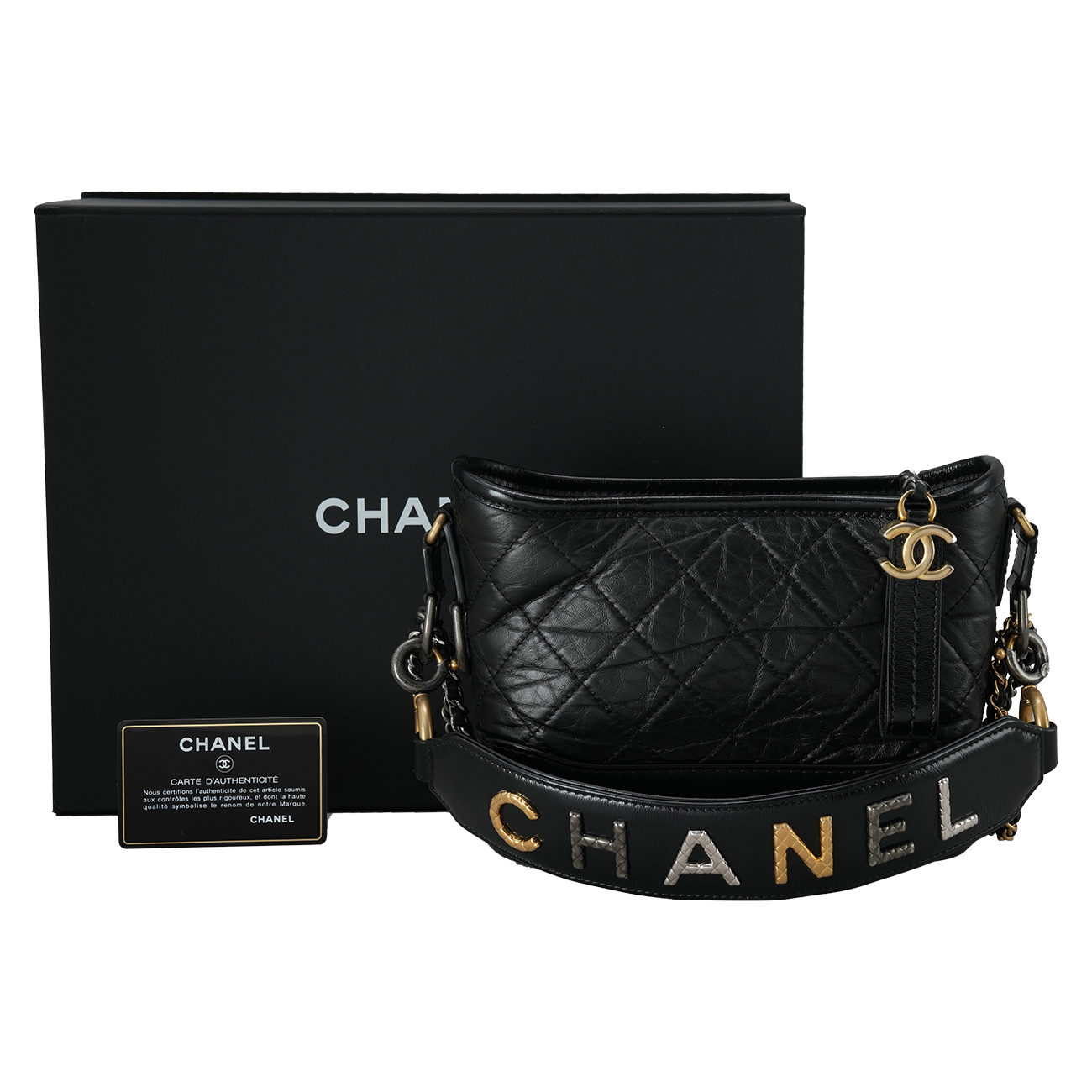CHANEL(USED)샤넬 가브리엘 호보 스몰 & 레터링 스트랩