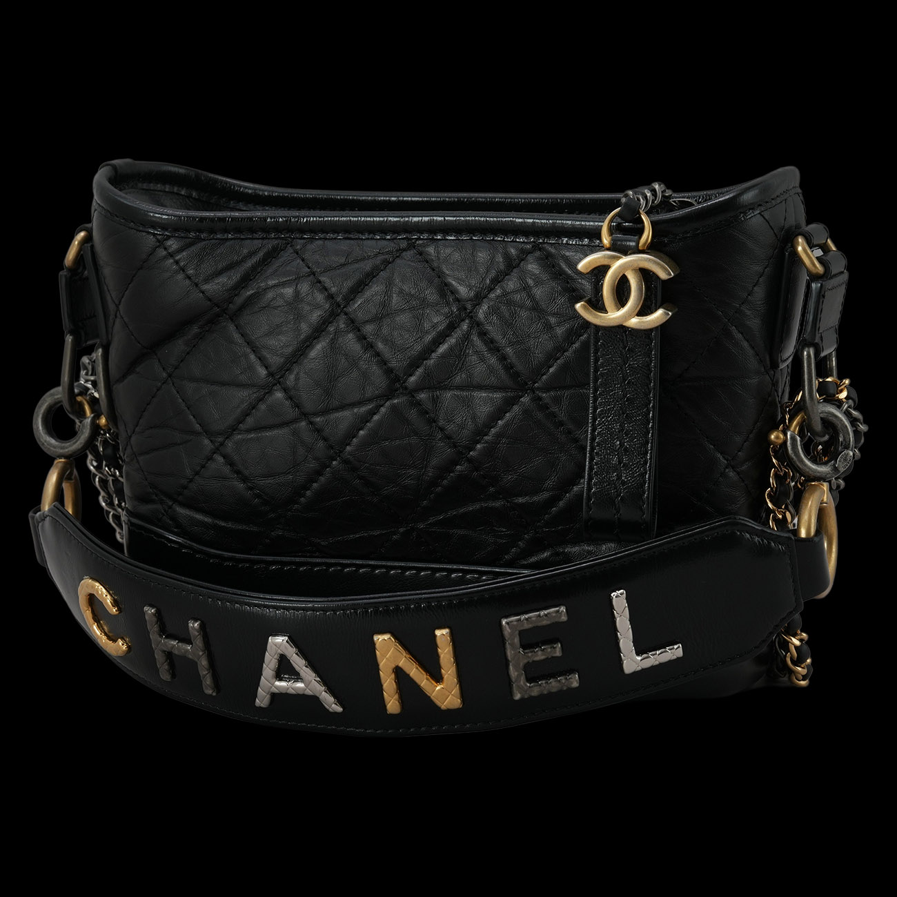 CHANEL(USED)샤넬 가브리엘 호보 스몰 & 레터링 스트랩