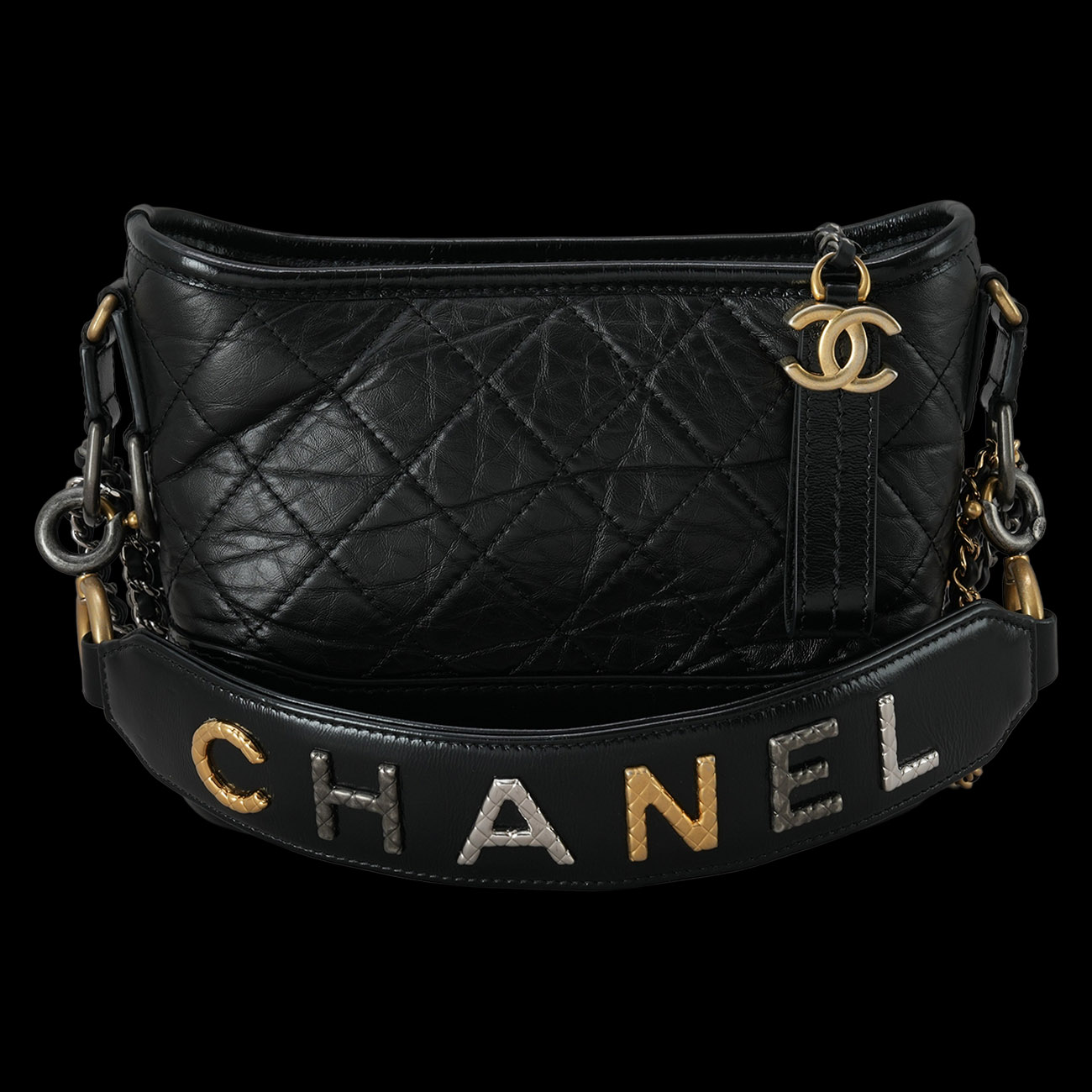 CHANEL(USED)샤넬 가브리엘 호보 스몰 & 레터링 스트랩