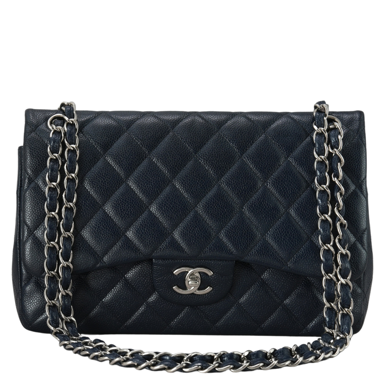 CHANEL(USED)샤넬 캐비어 클래식 점보 플랩백
