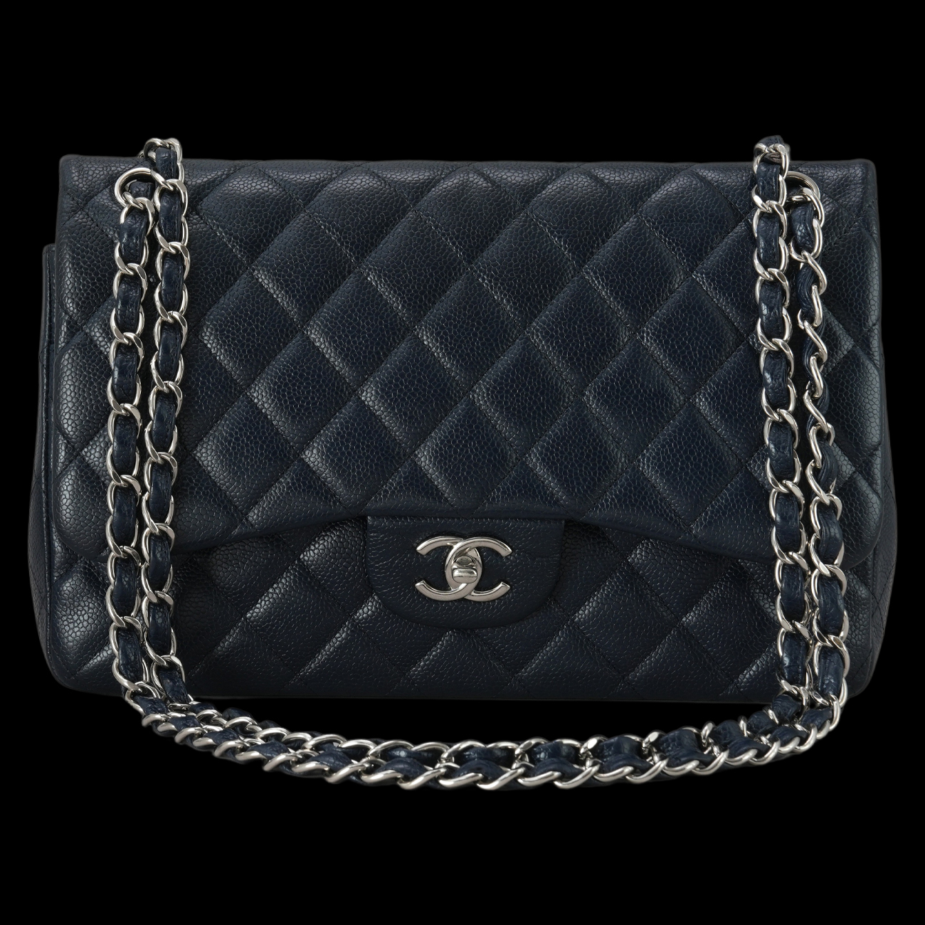 CHANEL(USED)샤넬 캐비어 클래식 점보 플랩백