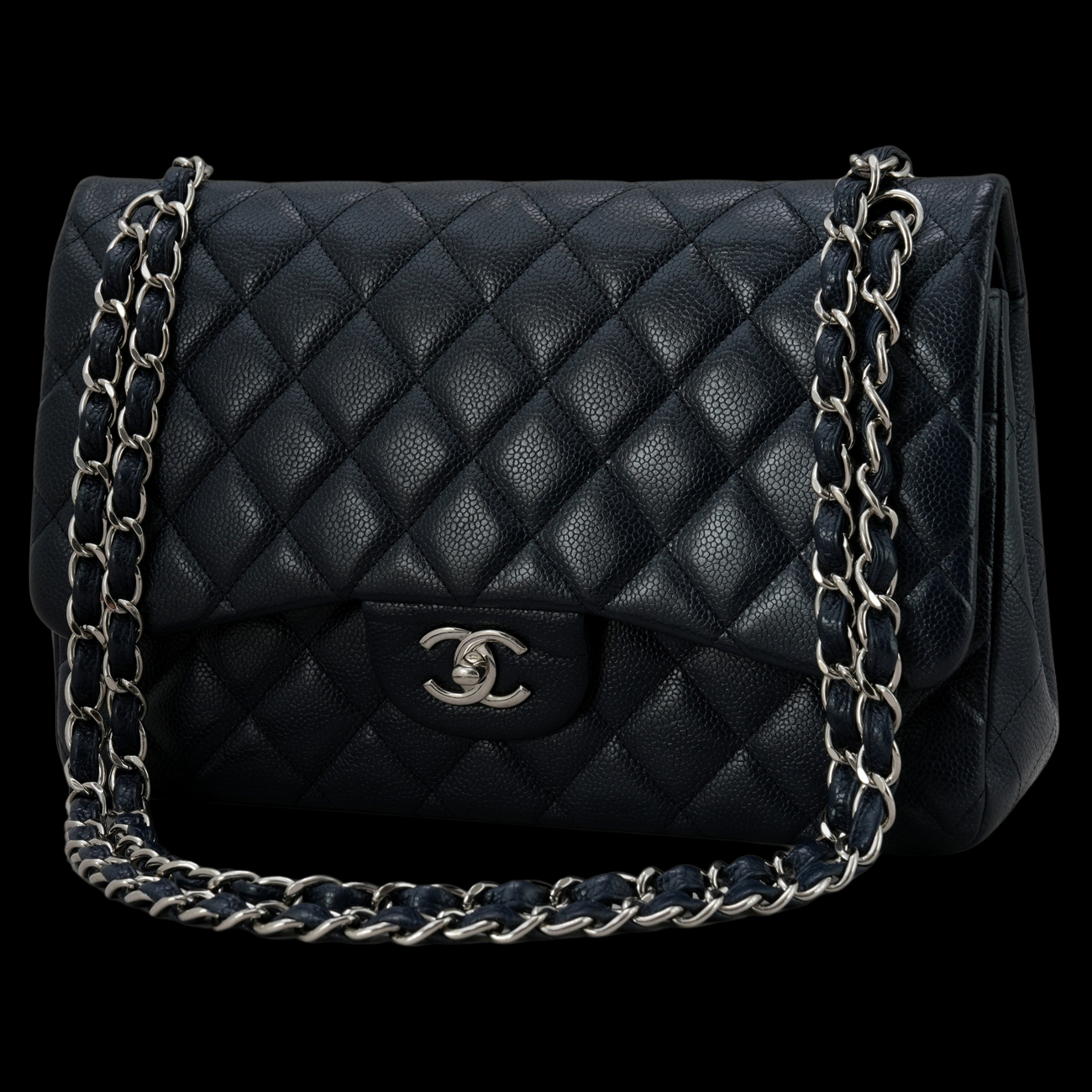 CHANEL(USED)샤넬 캐비어 클래식 점보 플랩백