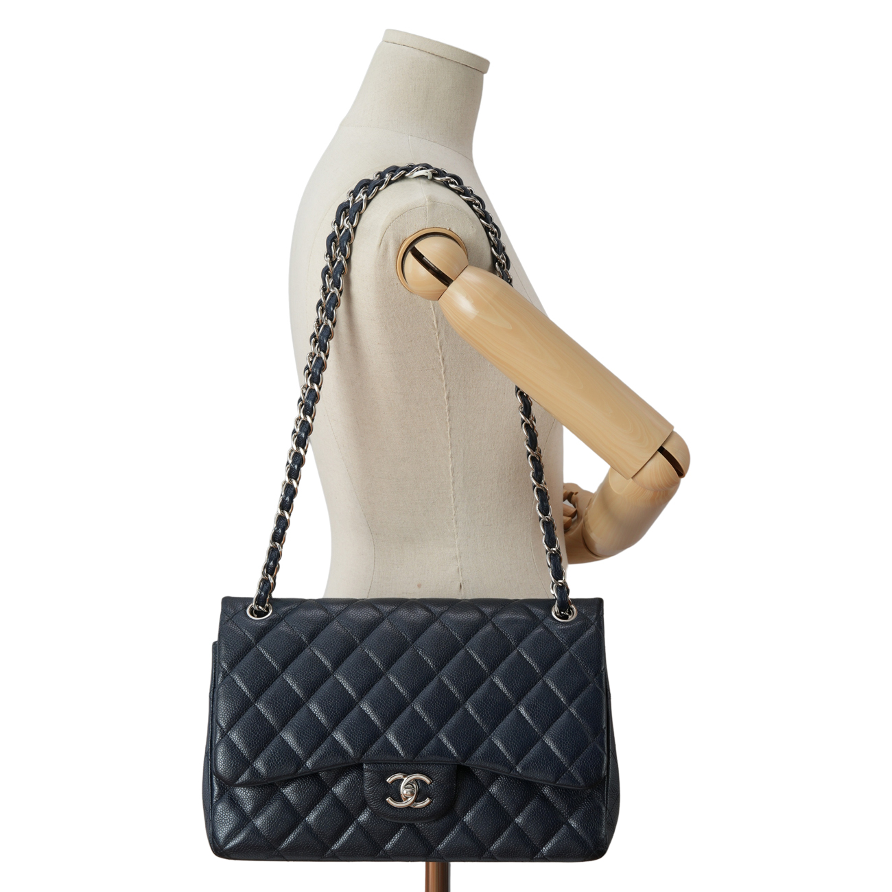 CHANEL(USED)샤넬 캐비어 클래식 점보 플랩백