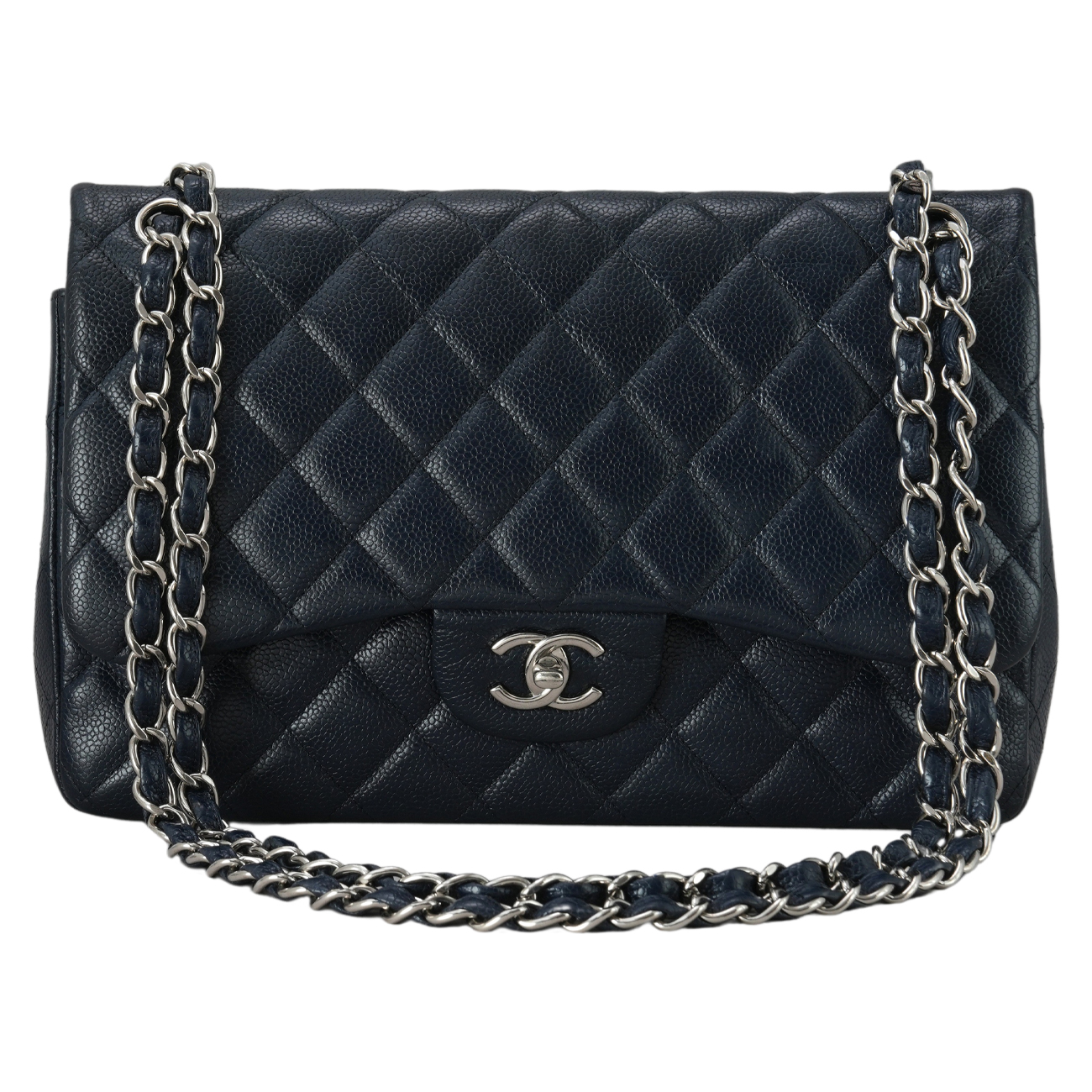CHANEL(USED)샤넬 캐비어 클래식 점보 플랩백