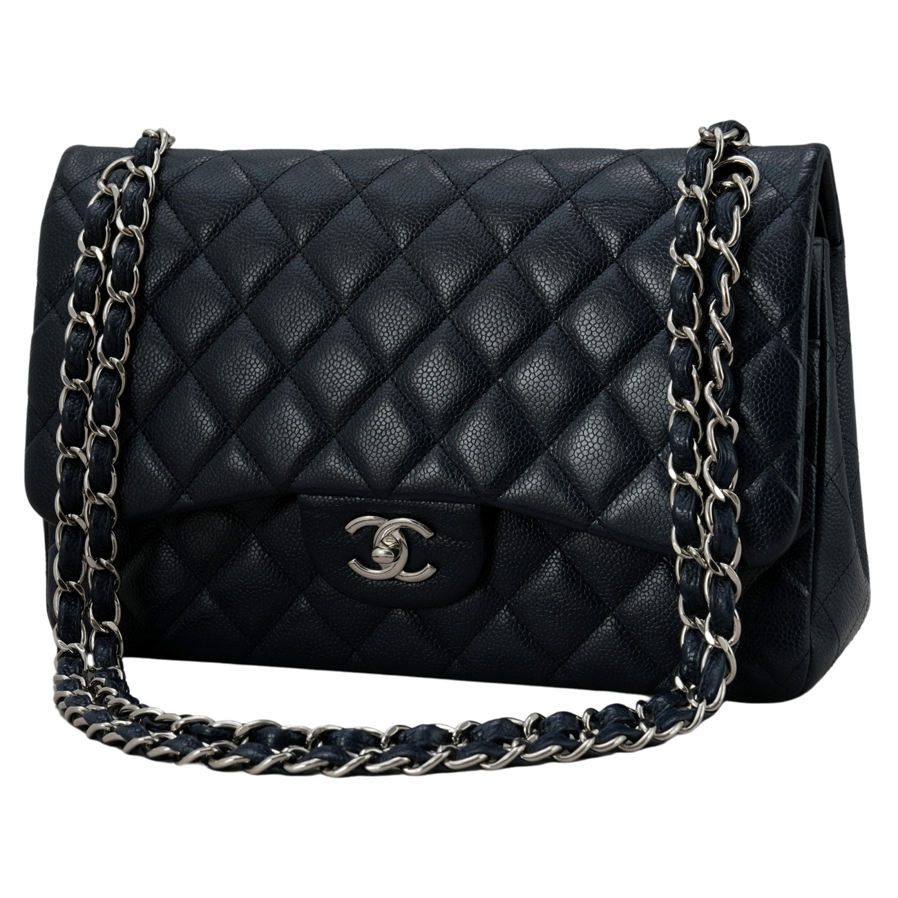 CHANEL(USED)샤넬 캐비어 클래식 점보 플랩백