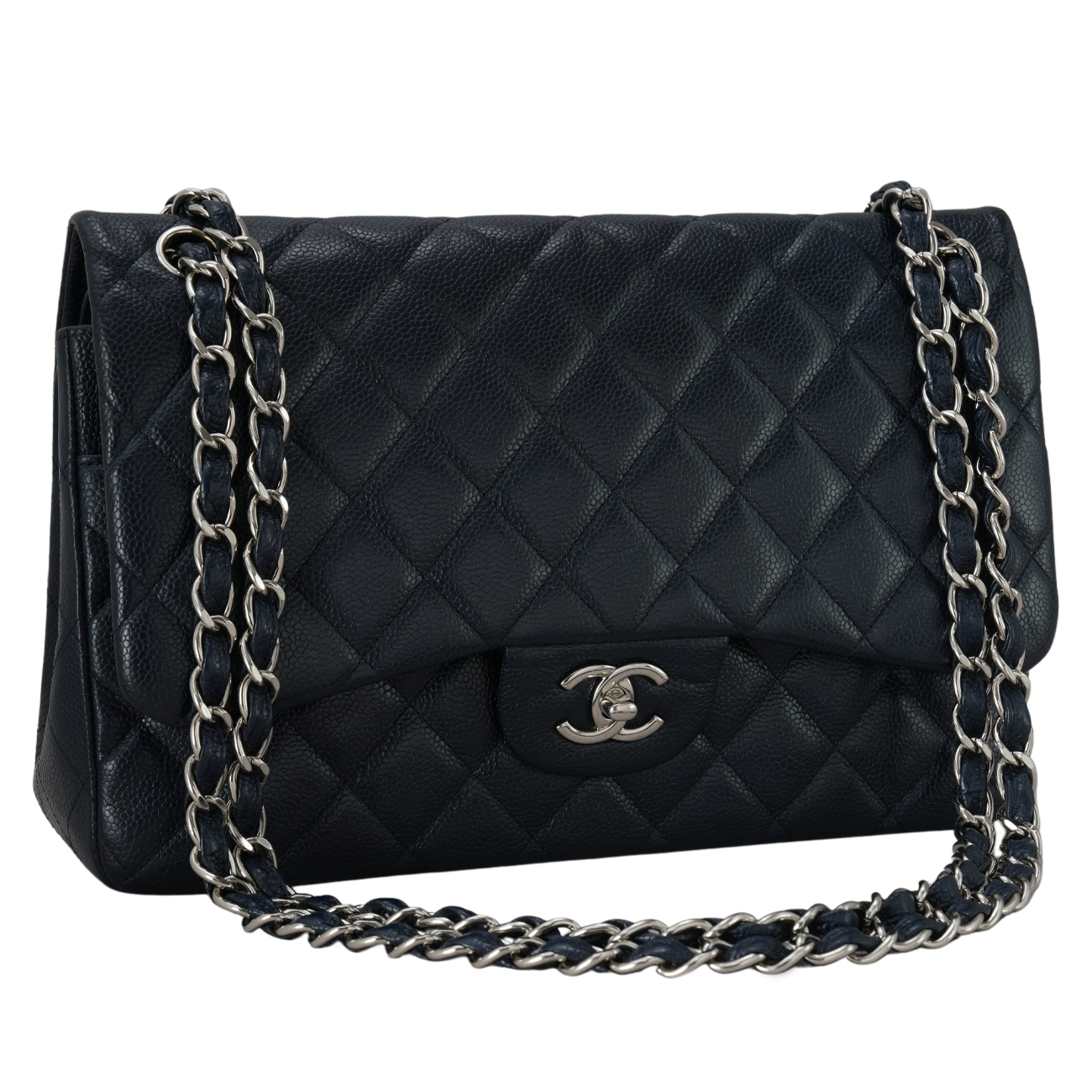 CHANEL(USED)샤넬 캐비어 클래식 점보 플랩백