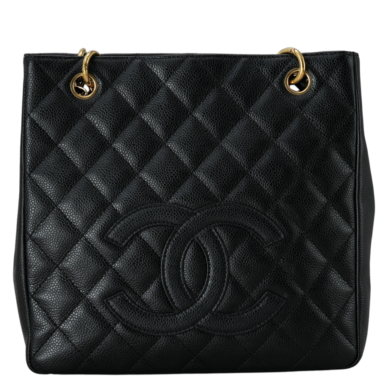 CHANEL(USED)샤넬 캐비어 쁘띠 그랜드샤핑