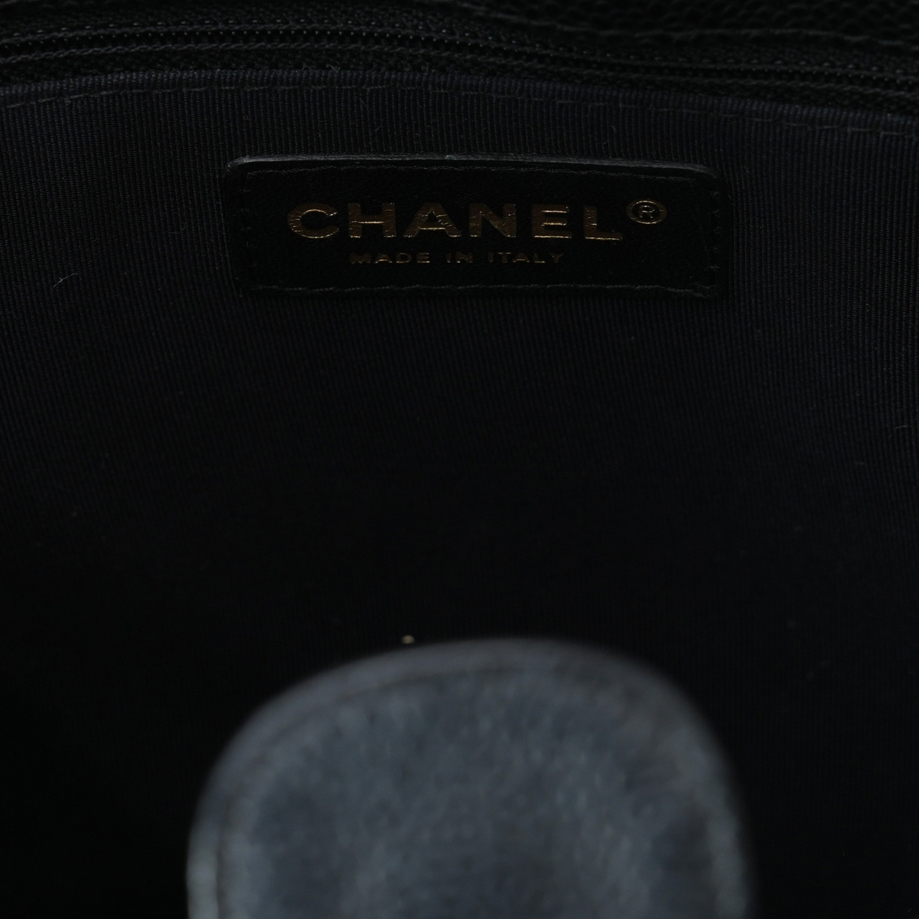 CHANEL(USED)샤넬 캐비어 쁘띠 그랜드샤핑